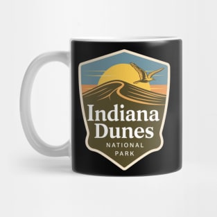 Indiana Dunes National Park Vintage Emblem Mug